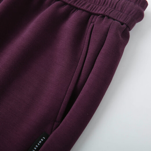 
Fiber Show [Air Layer Repaying Pants] Sports Style Elastic Waist Straight Wide Legs Pants Large Size Fat mm Summer New Style 1429 Rice Apricot L