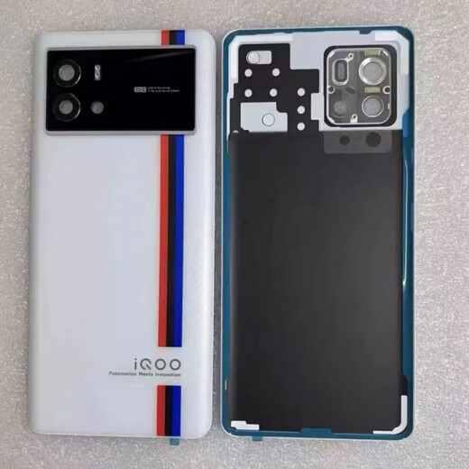 IQOO is suitable for iqoo9 original glass back cover battery cover iqoo9Pro original mobile phone back case rear screen tempered glass iq009 back cover (legendary white) AG matte with adhesive + heat dissipation sticker shell x iq009/iq009pro