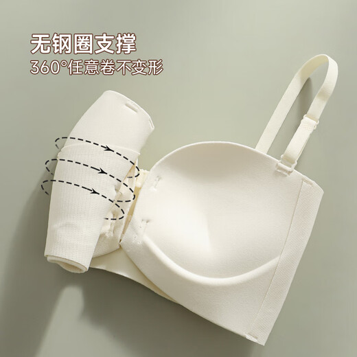 Urban Beauty Women Strapless Bra Thin Style Beautiful Back Wireless Bra Thin Style Stripless Underwear Women's Non-Slip Bra