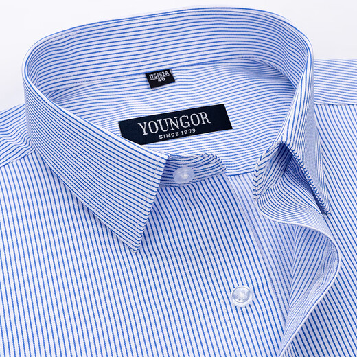 CEO YAGEOL Camisa de manga corta para hombres 2025 Nueva camisa de algodón de algodón de algodón de mediana edad de mediana edad.