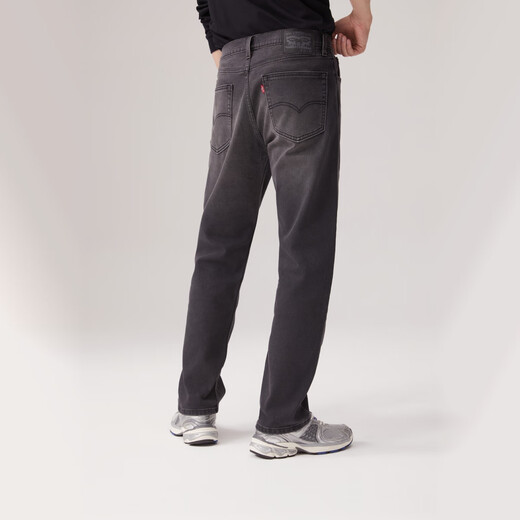 Levi's李维斯冬暖系列男士551Z直筒宽松休闲怀旧复古保暖牛仔裤 黑色 32 (32)