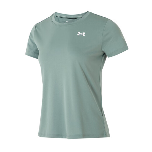 安德玛（Under Armour）女装运动套装25夏新款瑜伽跑步快干透气短袖T恤宽松长裤两件套 跑步运动两件套 XL
