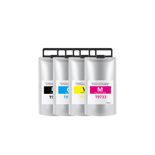 Jingheng T9731 Tintenpatronen sind für Epson Epson C869 Tintenbeutel WF-C869RA-Drucker PX-7070 Tintenbeutel [25000 Seiten] T9731 Black Ink Bag 402ml geeignet