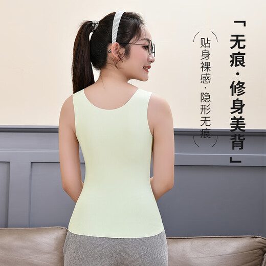 猫人女童吊带背心夏季薄款冰丝发育期少女文胸防走光抹胸内衣打底衫 粉红色 155 (L) 【建议70-100斤】