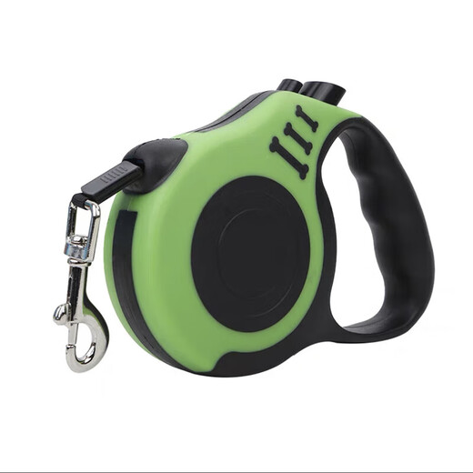 JD Logistics Automatic Leash Explosion-Proof Dog Retractable Bone Print Pet Tractor Outdoor 1 Pack Leash 5 Meters Random Color