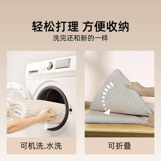 咏幻地毯客厅可机洗2024新款轻奢感加厚可拆洗卧室免洗可擦地垫 暮江吟-13578 140cm*200cm环保无异味