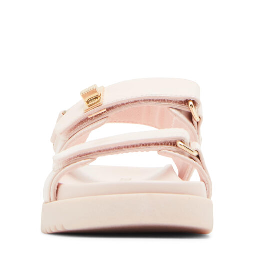 Steve Madden Girls Mona Flat Sandals, Light Pink, 5 Adults Light Pink 5 Adults