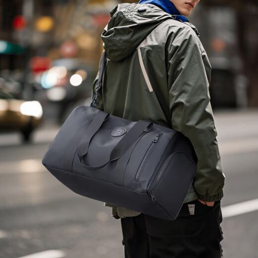 Banzheni travel bag for men and women, large capacity, pull-rod suitcase storage, maternity bag, business trip, diagonal carry-on luggage bag