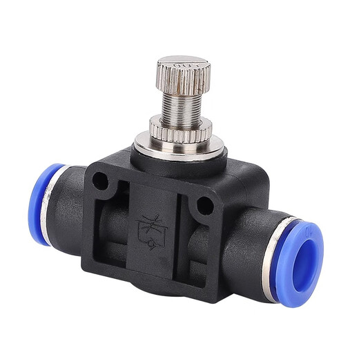 Pneumatic quick connector LSA one-way adjustable pipeline throttle valve trachea quick plug LSA-4 6 8 10 12 LSA-8