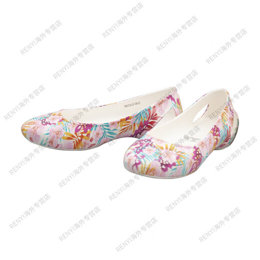 卡骆驰（crocs）【】女鞋厚底轻便坡跟凉鞋露趾休闲鞋官方旗舰正品 203228-689-珊瑚红 34-35 (W5)220mm