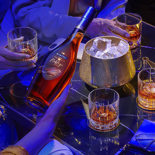 马爹利（Martell） 名士vsop 干邑白兰地 洋酒 350ml*2 双支