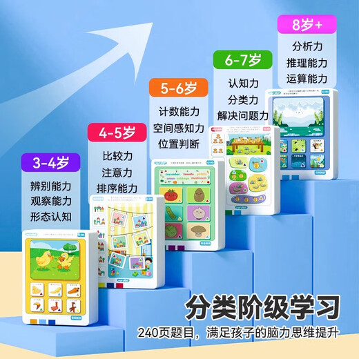 万火（onefire）男孩子思维训练小玩具儿童生日礼物积木拼图6到12岁男童8至10 电子拼图1030关卡+逻辑思维卡片