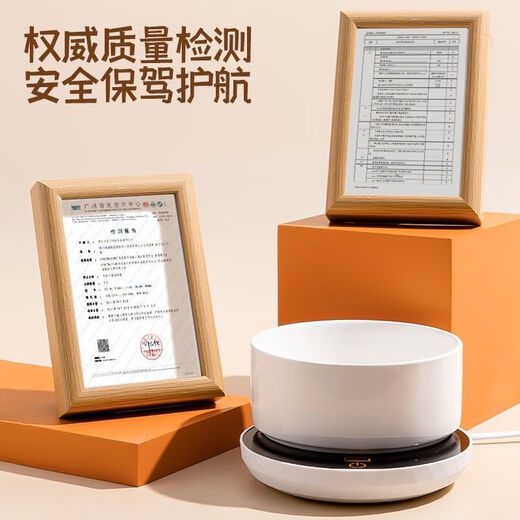 酸奶机猫咪饮水恒温无线机冬季加热罐头喝水碗陶瓷保温喂水器宠物 600ml白色陶瓷碗+防干烧定时恒温垫 三挡数显饮水机 水电分离丨已质检