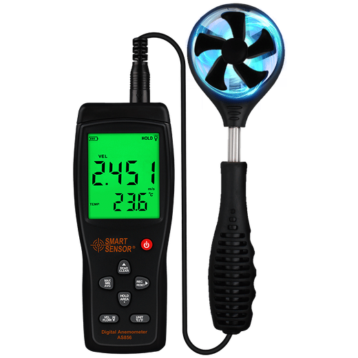 ANS806 / 836/856 ANEMOMOME COMMETTEMENT AIR THERMAL HIGH-PROCISE MÉSURANT INSTRUMENT Volume d'air Tester ST9866 (Viette du vent / pression atmosphérique)