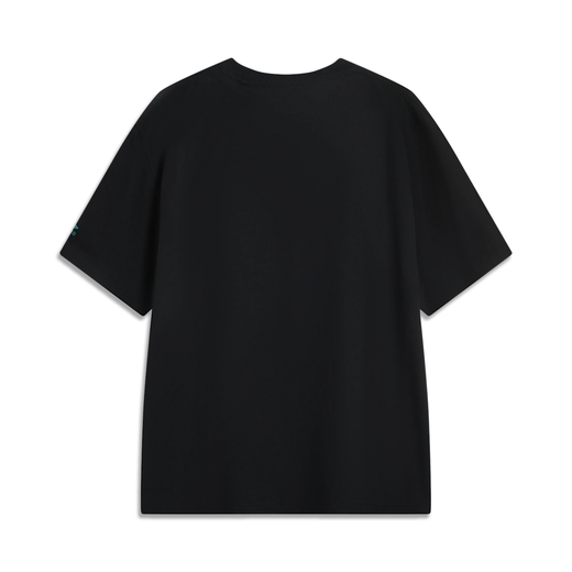 
Li Ning 2025 summer new sports trend series men's fashionable ice-sensing comfortable moisture-absorbing and sweating short-sleeved cultural shirt V683-3 black M