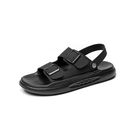 Snguny High-классная световая бренда Luxury Brand Sandals Мужчина 2025 летние новые повседневные универсальные мягкие пляжные обувь носить без скольжения и прохладные черные 9903 38 (240 мм)