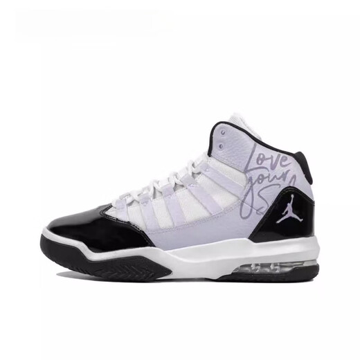 耐克（NIKE）球鞋定制 Jordan Max Aura 1 童趣聚会 中帮复古篮球鞋 黑粉 AQ9214-121Team4-女款恋歌 35.5