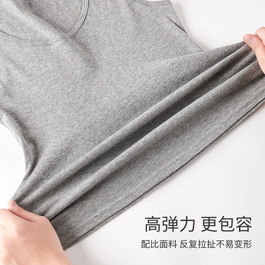 浪莎100%纯棉女士背心女吊带夏季内穿打底无袖汗衫打底衫2025新款