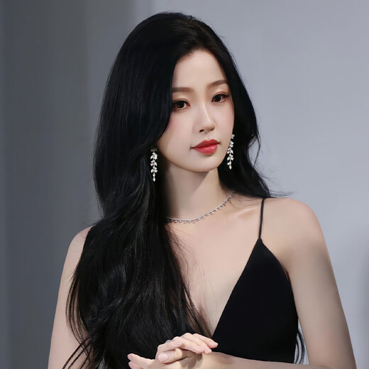 Mengke decorated high-end face tassel ear clips without piercings for women to show their faces, small earrings, temperament, mosquito repellent discs, exaggerated bridal earrings, light luxury, 925 silver needle (exquisite flash diamond) tassel earrings