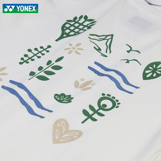 Yonex yonex badminton vêtements t-shirt à manches courtes masculines yy t-shirts de sport secrèvement sèches 16833cr 16833cr t-shirt sportif glace beige 2xl = xo code