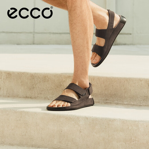 ECCO Sandalen Männer, Sommerlicht-Kee-resistenter äußere Sandalen Como 500944 Tonfarbe 41