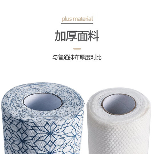 Mengting lazy rag 30*30cm thickened 40 tear non-woven fabric absorbent water and oil absorbent kitchen paper disposable rag corrugated