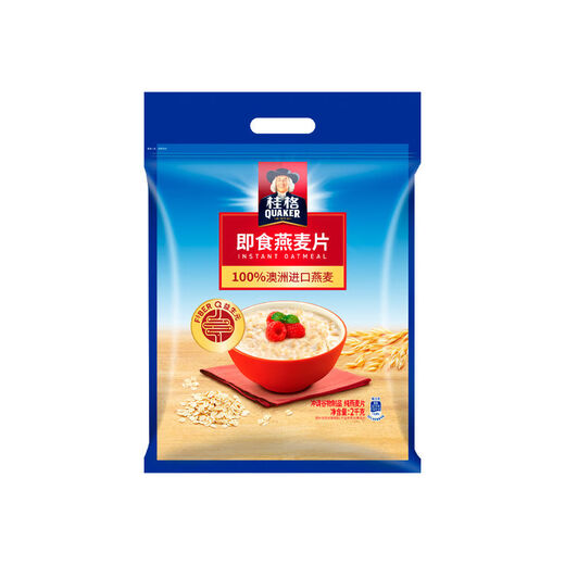 桂格（QUAKER）桂格即食燕麦片1478g/1000g袋装原味营养早餐代餐谷物冲饮麦片 1478*1袋（尝鲜款）