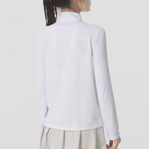 安德玛（UNDERARMOUR）女装 夏季新款运动服户外训练跑步健身夹克轻便透气休闲立领外套 1385289-100 L