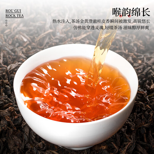 首宴大红袍肉桂两大岩茶组合罐装茶叶乌龙茶正宗武夷岩茶浓香型500g
