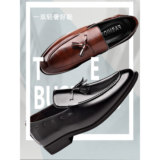 Yierkang Matte Costume Chaussures en cuir masculin Chaussures de mariage décontractées de brillance plate à semelle plate