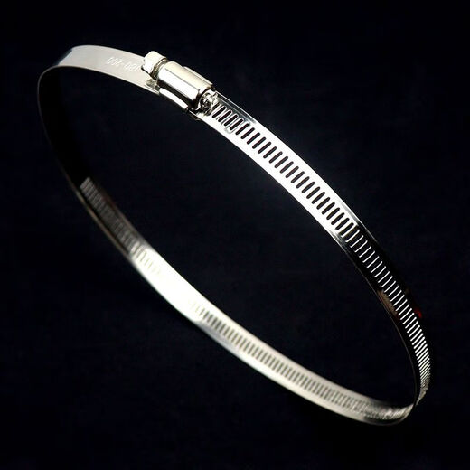 Jans range hood pipe exhaust pipe clamp stainless steel tightening hoop buckle exhaust pipe hose clamp strong hose clamp 2 304 stainless steel clamps 30-200mm