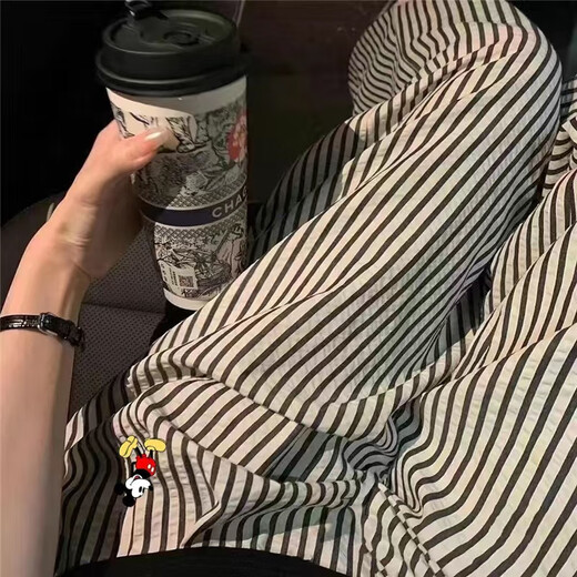 FHHUABD PAJAMA Pants Mickey Plaidhose Frühlings- und Sommerdünne Casual Hosen zu Hause und die Schüler können im Herbst 854 [Hosen] 2xl [135-155jin [Jin gleich 0,5 kg]] nehmen