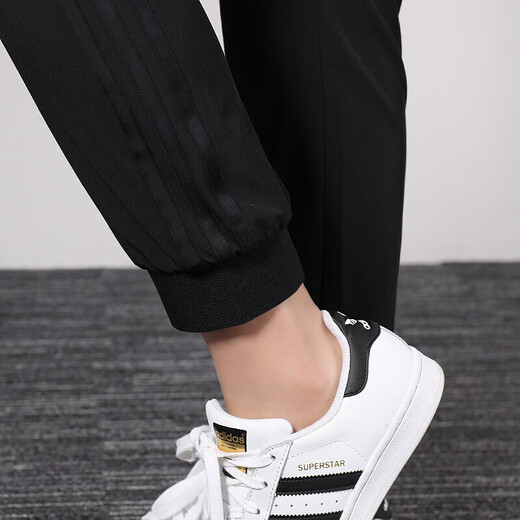 阿迪达斯（adidas）运动套装女装25春夏款防风梭织立领夹克外套透气宽松束脚裤2件套 JD6385+DY8698/偏修身 XS