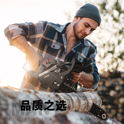 LDVEP德国油锯伐木锯汽油锯大功率家用链锯小型电锯电链锯 11980Wa甄选版2链条1导板