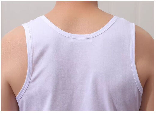 
Old-fashioned pure cotton loose vest for middle-aged and elderly people, men's round neck sleeveless large size plus fat summer dad old man sweatshirt, all cotton [1 piece of gray + 1 piece of white] 3XL (suitable for 160-180Jin [Jin equals 0.5 kg])