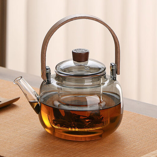 Yike Tea (Yihutea) Dampftätiger Teekannen Tee -Kocherglas Teekanne Elektrikkeramik Heizheizungskessel Haushalt Zaun Kung Fu Tee Set [hohe Leistung] Elektrische Keramik Hebezeuge + Strahlhebel 1000ml
