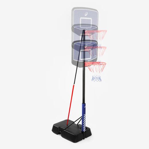 
Decathlon basketball stand can lift basketball frame children's home leisure basketball stand can store mobile shots-5497327