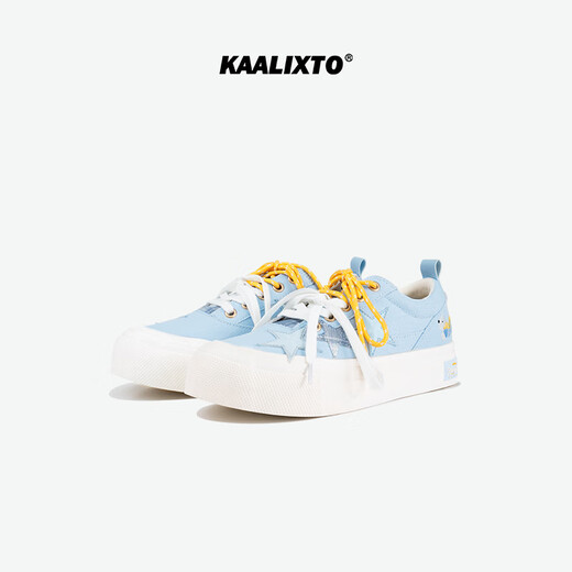 El nuevo 2025 Casual Summer Casual de Kaalixto West Highland Style Animal Style Men and Women Canvas Zapatos Azul 39