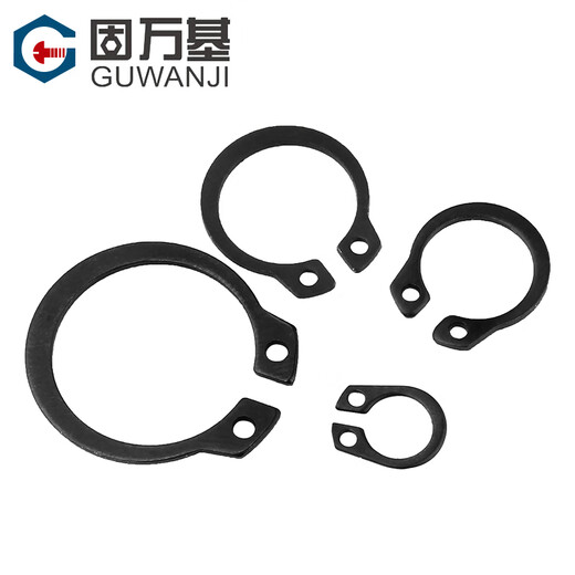 Guwan base shaft circlip spring retaining ring buckle C-type circlip shaft card external shaft circlip bearing 65MN manganese GB894 12 (200 pieces) 65 Meng