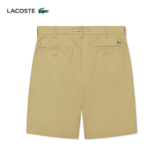 LACOSTE法国鳄鱼男装25春夏新款时尚简约百慕大短裤|FH3562 CB8/驼色 42 M