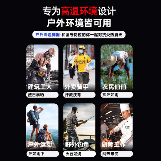 Syouran outdoor camping fan rechargeable fan super long battery life high wind field tent fishing fishing large capacity lithium battery dormitory desktop power bank three-in-one wireless portable spray cooling 30,000 mAh/shaking timer/lighting/power bank military green