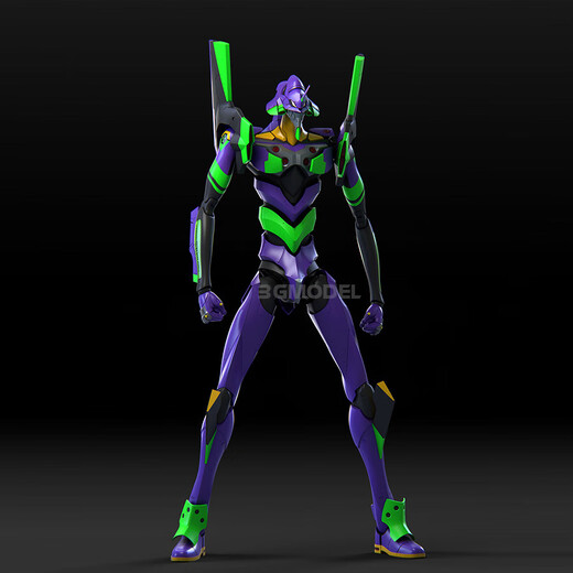 3G模型 MENG MECHA-001LM新世纪福音战士EVA初号机 Ver.1.5纯色版 初号机纯色版+移动式输送台纯色