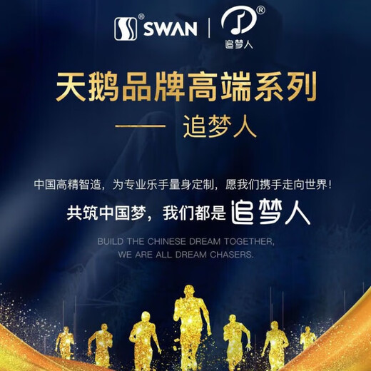 Swan Dream Chaser High-end Mouth Piano 24-hole Polyphonic C-tune Imported Ring Adult Beginners Self-taught Professional Pocket Mouth Piano Special Order Notes