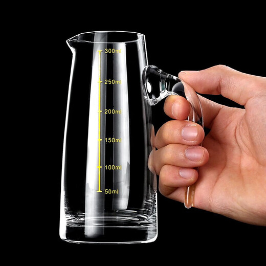 MARTIGUES wine divider, white wine divider, household scale pot, hotel public pot, foreign wine, small tie pot, glass wine cup, no handle gold scale pot 100ml