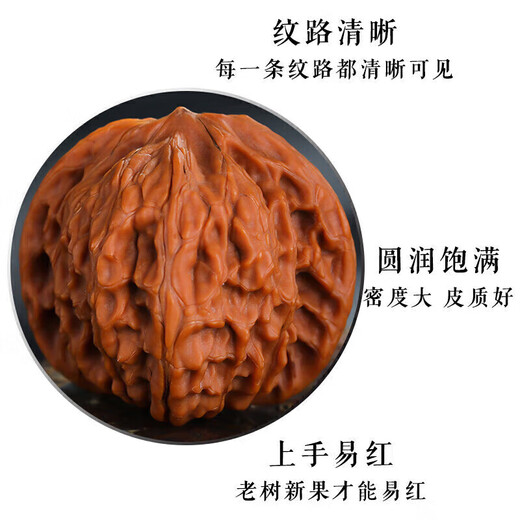 Carpenter [Recommended] Wenhua walnuts and hemp walnuts, hand play walnuts, lion head, diamond pattern official hat, Wang Yong official hat [Girls's small palm] 39-41 Apple Garden