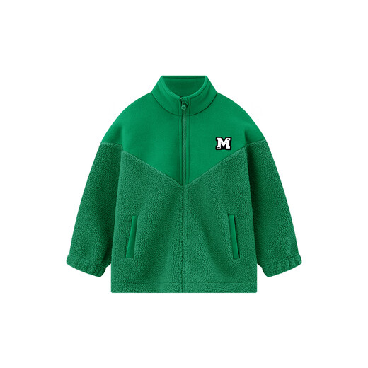 Duoduo Boys 'Jacke Isländische Samt verdickte Winterkleidung 2025 Neuer Kinder Herbst und Winter Medium und große Kinder Spleißen Top 9889 Gray-Blue_ [Spot] 110 cm