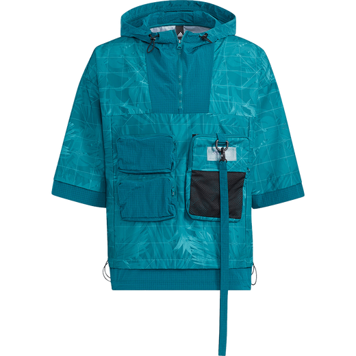 Adidas Siscutirshirt para hombres 2024 2024 Spring y otoño Autum a prueba de viento Sportswear Breatable Casual Chaqueta media Pulter de cremallera HE9 HE9928 Duck Green M