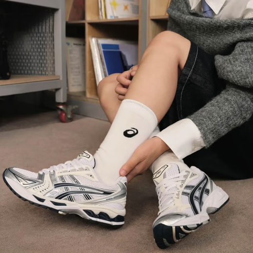 亚瑟士（ASICS）Kayano14 韩国限定新款休闲男跑步鞋复古减震女运动鞋 1203A549-400【迷雾蓝】保障 37.5