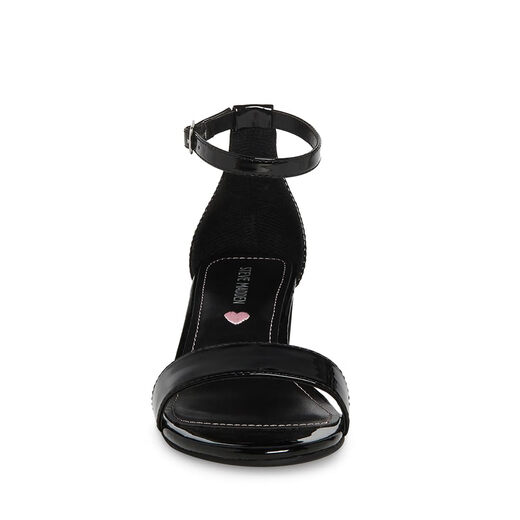 STEVE MADDEN Girls' Shoes Carrson Sandals Black (Patent) 1
