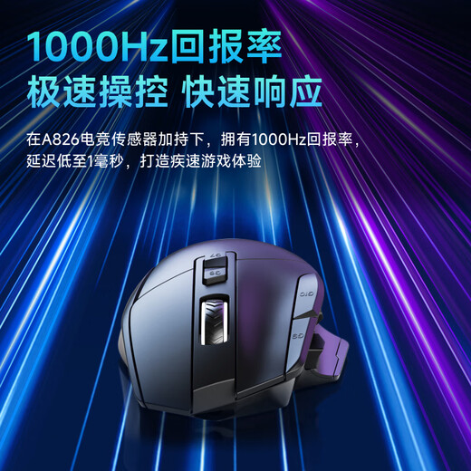前行者G2有线鼠标电竞游戏宏编程轻量化右手人体工学类大厂模具1k回报率超低延迟芯片主控电脑笔记本专用 星环白有线RGB【12800DPI+1k回报+宏】 12800DPI-畅爽游戏-1000回报率